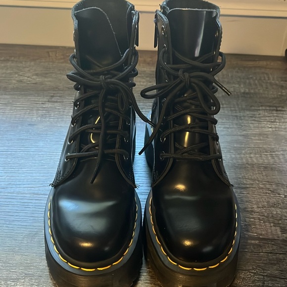 DR. MARTENS Jadon Boot Women Black Size 7 US - Picture 1 of 6